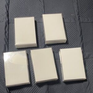 Set of Five Shadow Box Clear Picture Frames